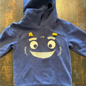 Carter's Navy Blue Monster Face Hoodie